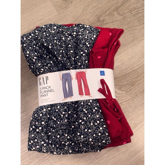 GAP Other - Women’s Gap‎ 2 Pack Flannel Pajama Pants floral polka dot